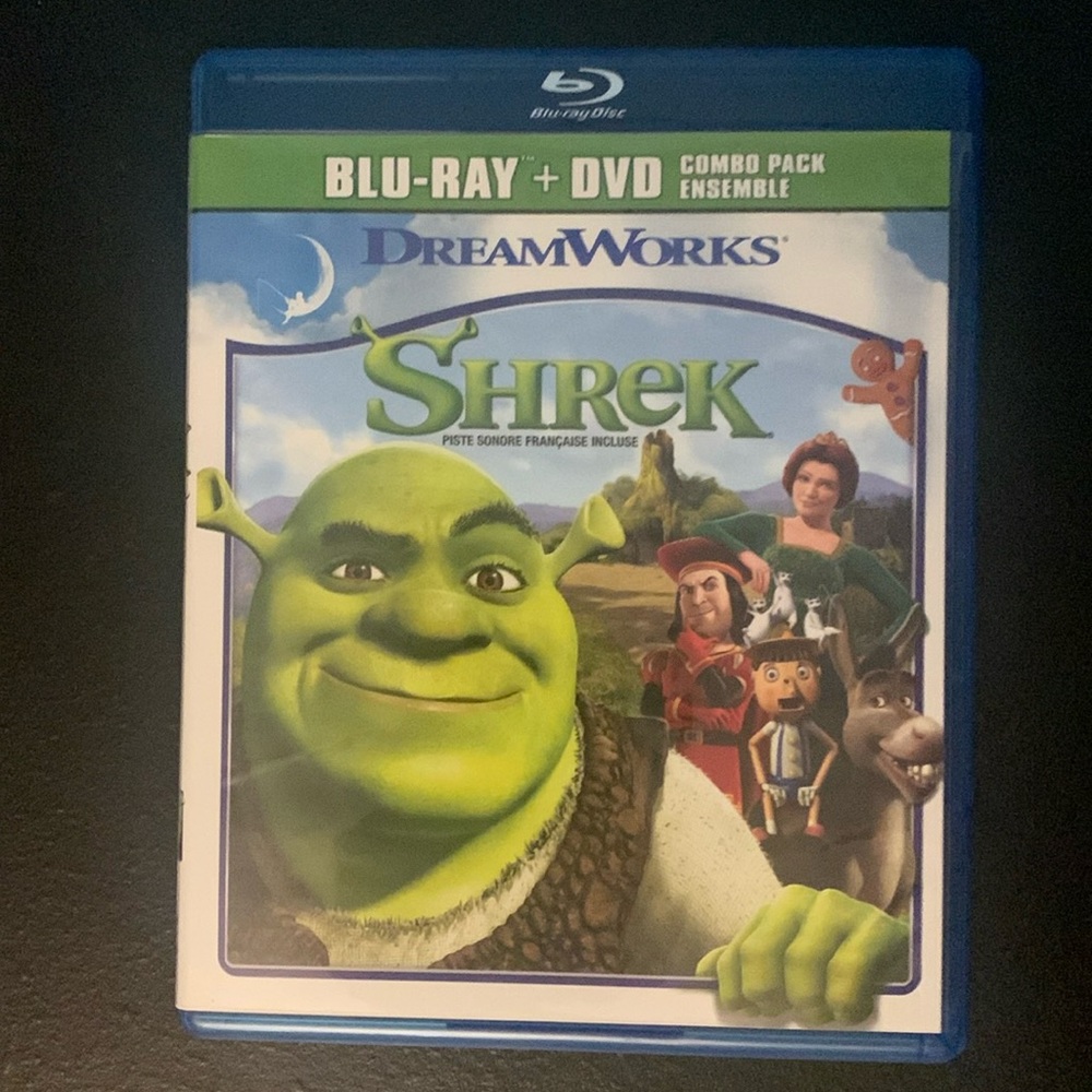 Shrek original movie dvd/blueray